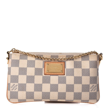 Louis Vuitton Damier Azur Pochette Milla MM 1 of 10