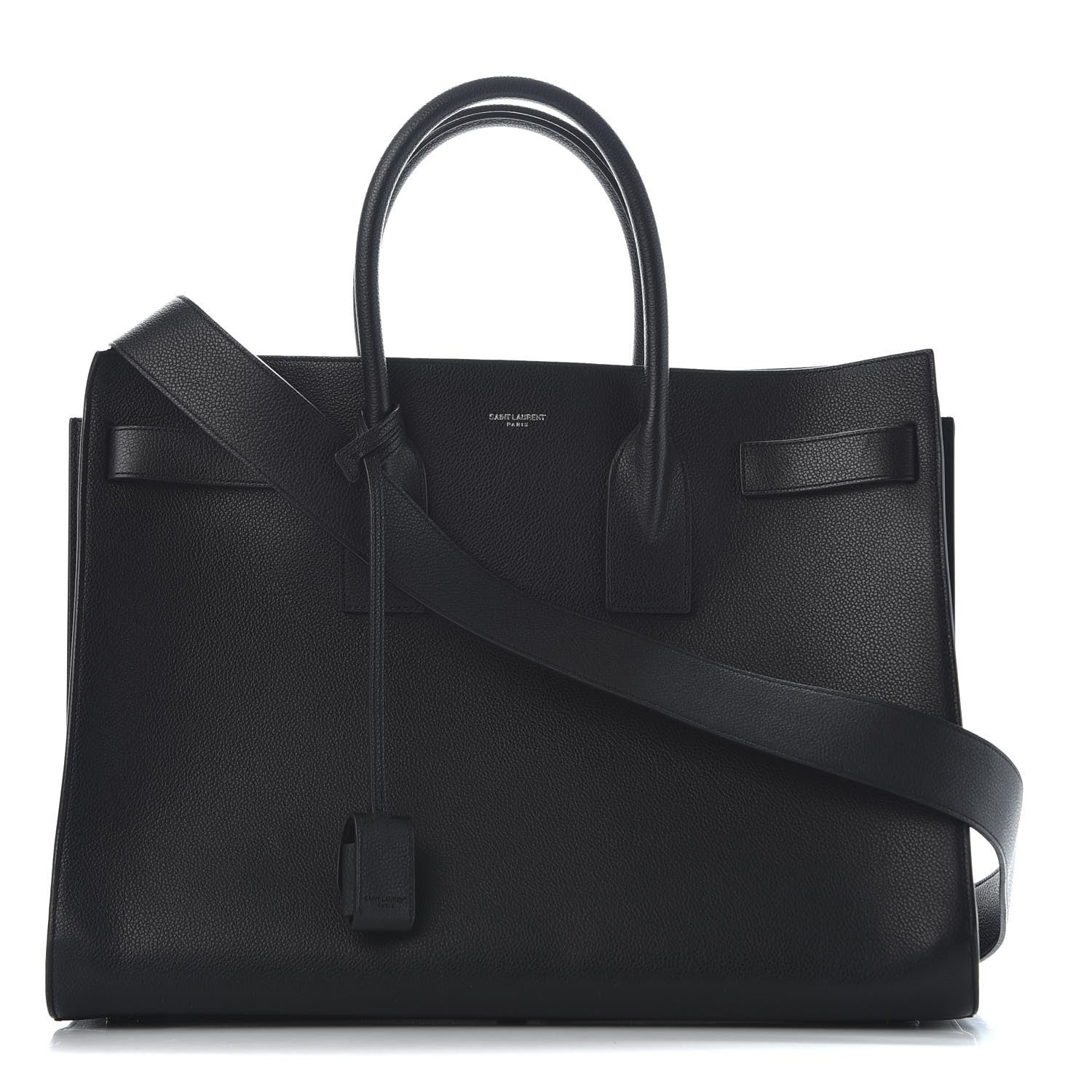 Saint Laurent Grained Calfskin Large Sac De Jour Carryall Black 1 of 10