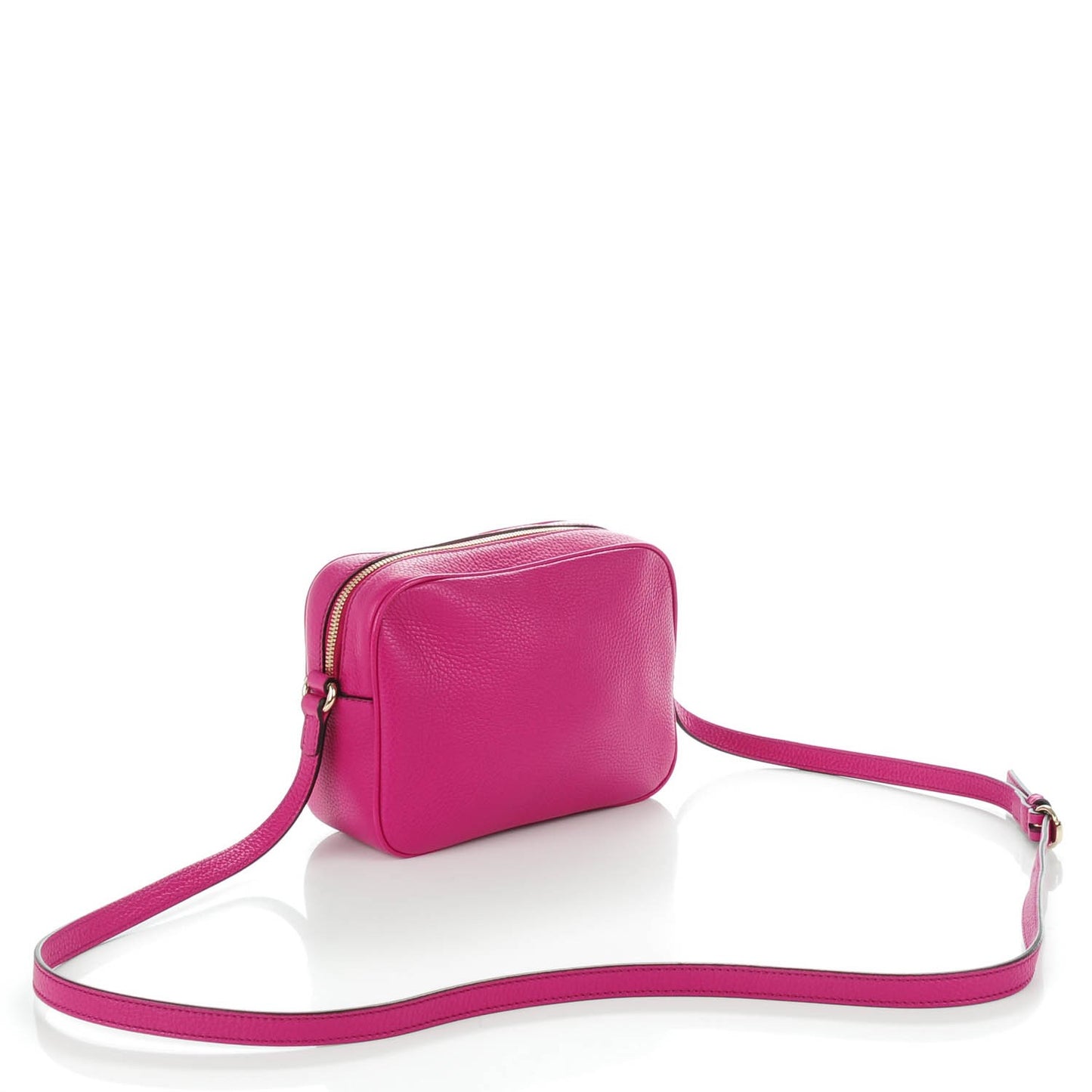 Cellarius Calfskin Small Soho Disco Bag Bright Bouganville