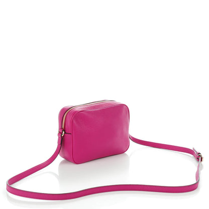 Gucci Cellarius Calfskin Small Soho Disco Bag Bright Bouganville 3 of 7