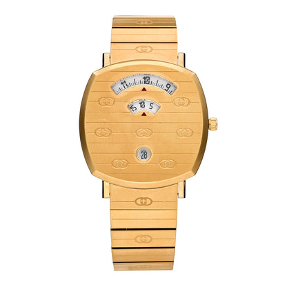 Gucci Stainless Steel 38mm Grip Quartz Watch Gold 1 of 5