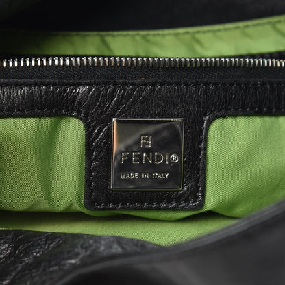 Fendi Calfskin Big Forever Mama Baguette Black 6 of 11