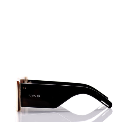 Gucci Acetate Rectangular Flap GG0543S Sunglasses White Black 3 of 9