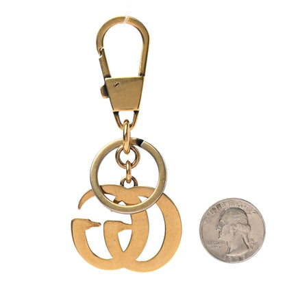 Gucci Pearl Double G Key Chain Gold 2 of 5