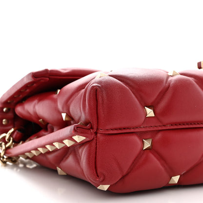 Valentino Garavani Nappa Candystud Crossbody Red 9 of 11