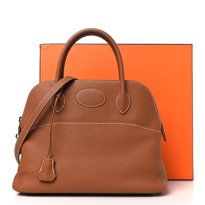 Hermes Taurillon Clemence Bolide 31 Gold 11 of 11