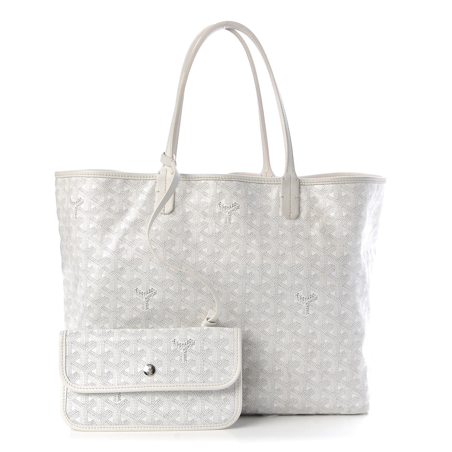 Goyard Goyardine Saint Louis PM White 1 of 14