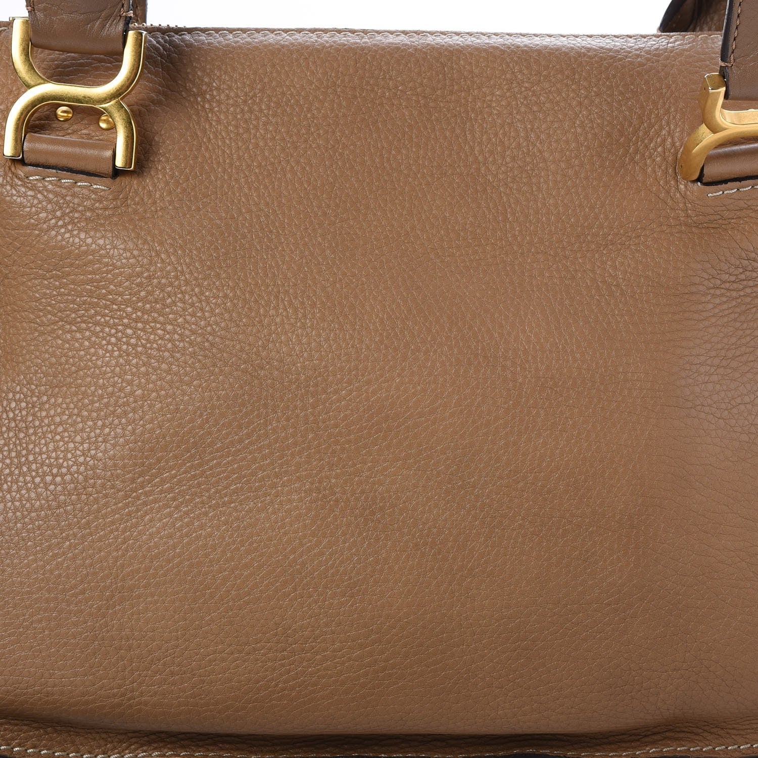 Chloe Calfskin Braided Medium Marcie Satchel Nut 9 of 9