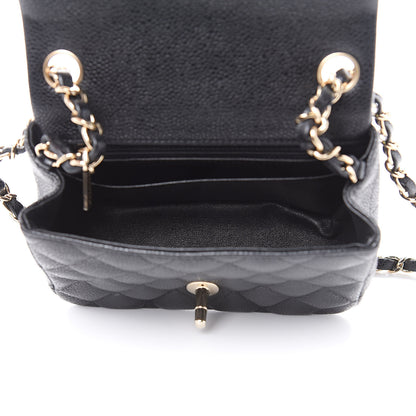 Chanel Caviar Quilted Mini Square Flap Black 5 of 10