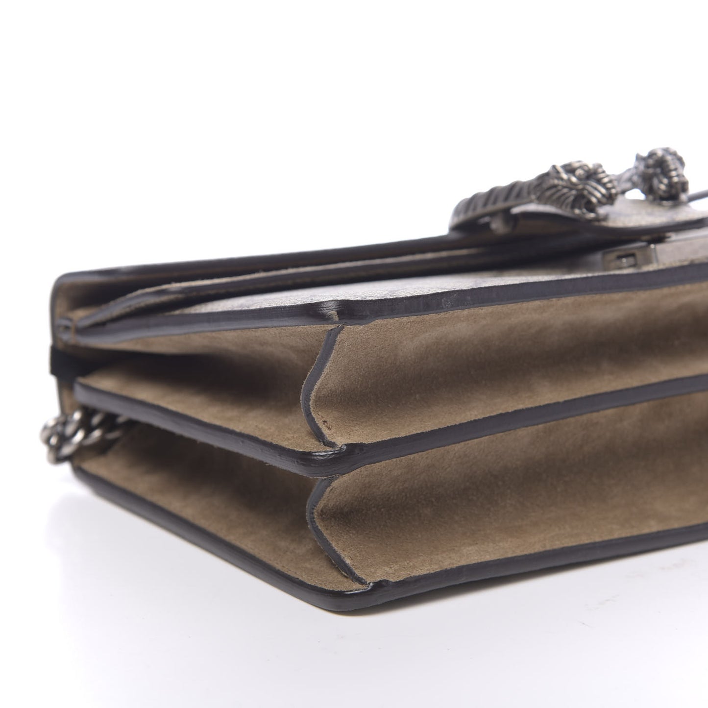 GG Supreme Monogram Small Dionysus Shoulder Bag Taupe