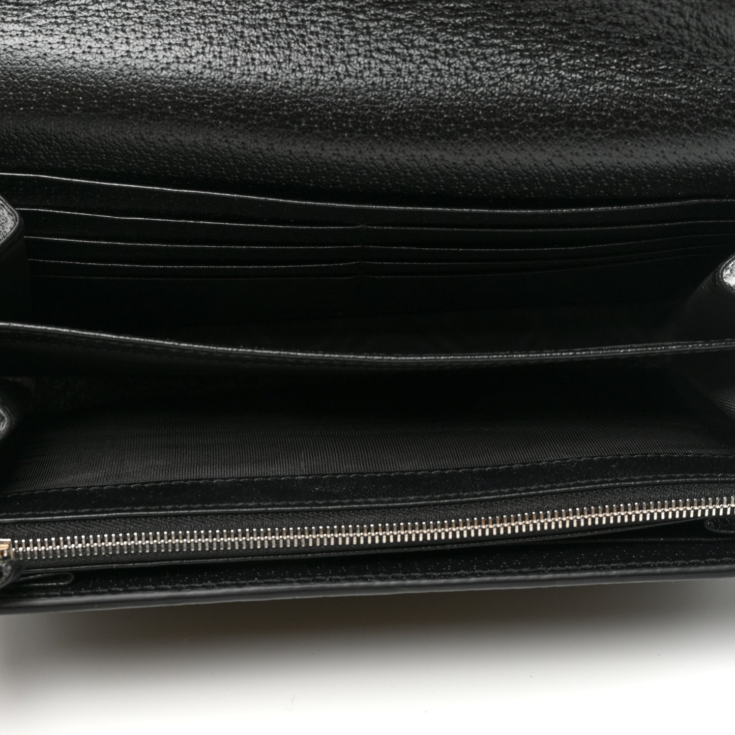 Jacquard Black Denim GG Monogram Mini Dionysus Chain Wallet Black Ivory