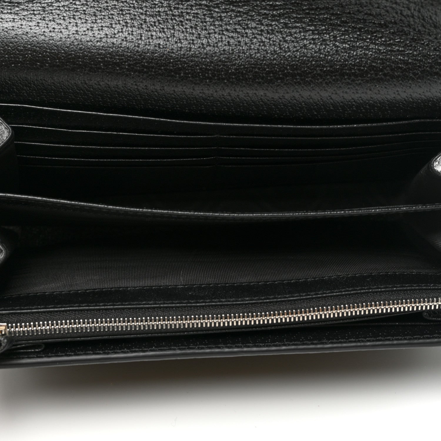 Gucci Jacquard Black Denim GG Monogram Mini Dionysus Chain Wallet Black Ivory 5 of 9