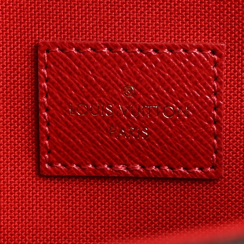 Louis Vuitton Damier Ebene Pochette Felicie Chain Wallet 7 of 14