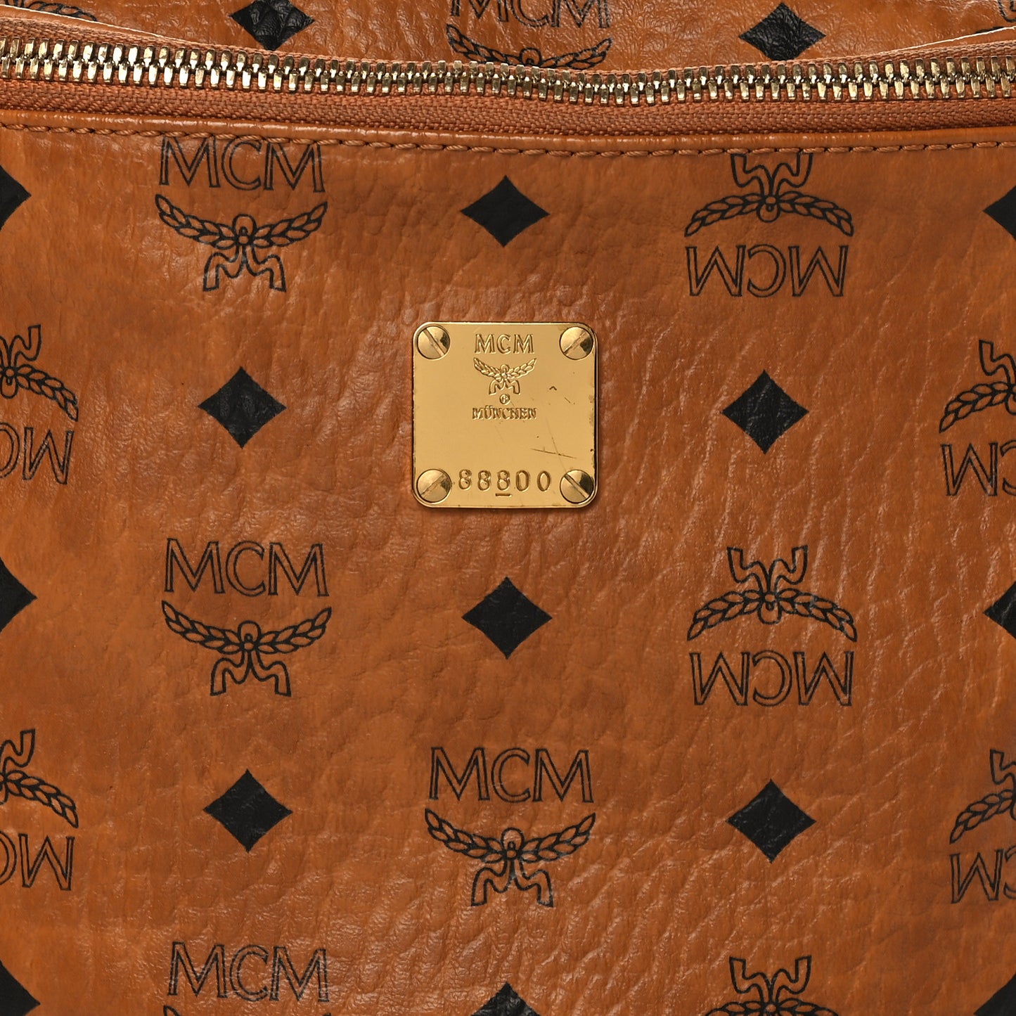 Visetos Medium Fusten Belt Bag Cognac