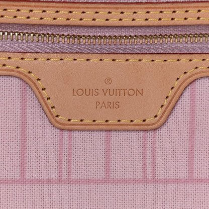 Louis Vuitton Damier Azur Neo Neverfull GM Rose Ballerine 6 of 11