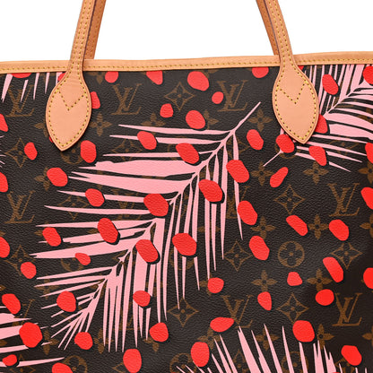 Louis Vuitton Monogram Jungle Dots Neo Neverfull MM Sugar Pink Poppy 9 of 11