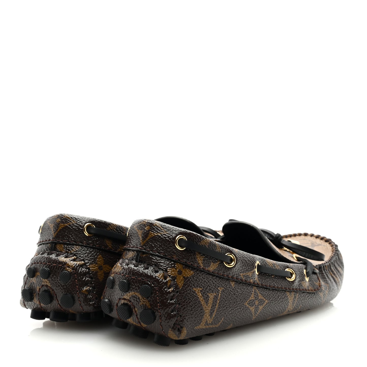 Patent Reverse Monogram Gloria Loafers 37