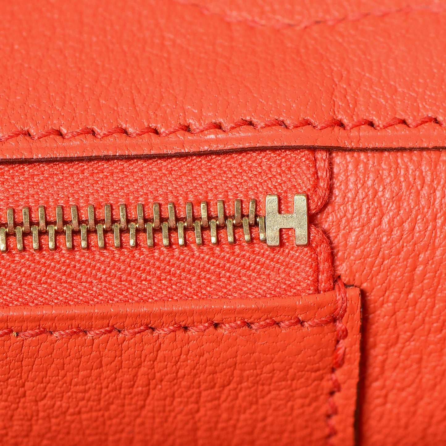 Togo Birkin 30 Orange Poppy