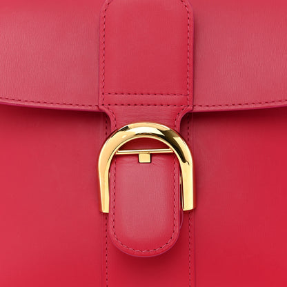 Delvaux Box Calfskin MM Brillant Satchel Framboise 8 of 10