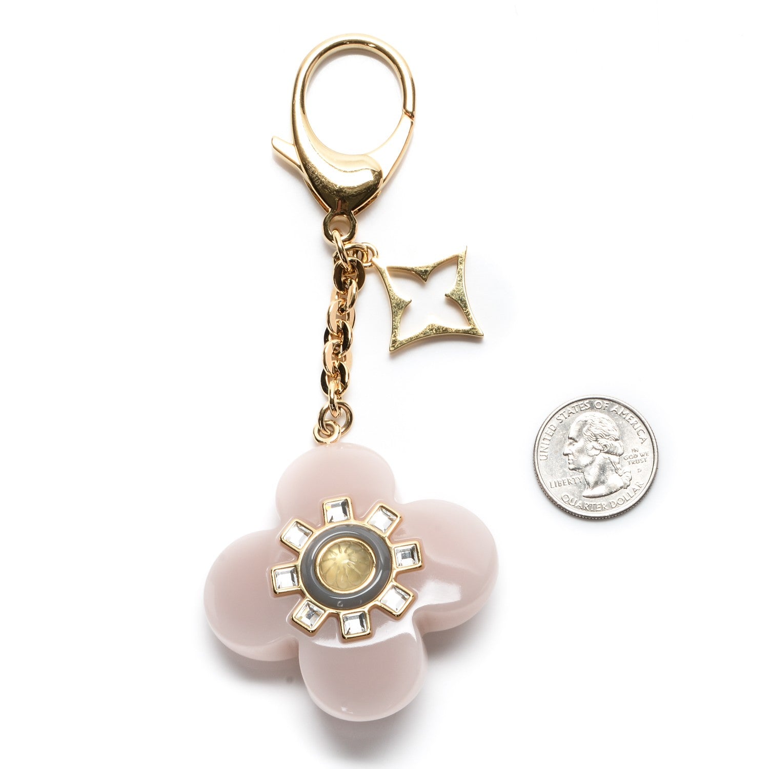 Louis Vuitton Fleur d'Etoile Bag Charm Rose 2 of 3