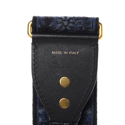 Christian Dior Canvas Embroidered Studded KaleiDiorscopic Adjustable Shoulder Strap Blue 3 of 3