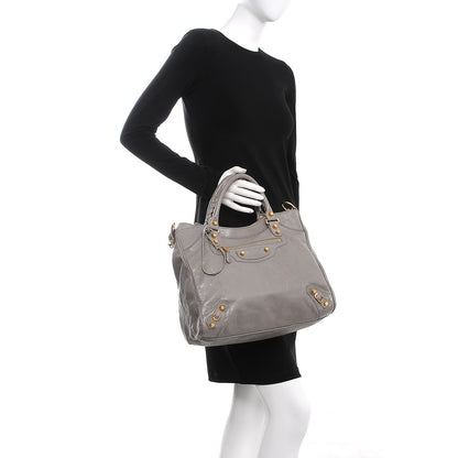 Balenciaga Agneau Giant 12 Gold Hardware Velo Gris Pyrite 3 of 16