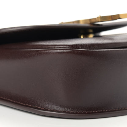 Saint Laurent Calfskin Monogram Woven Small Kaia Satchel Burnt Brown 8 of 14