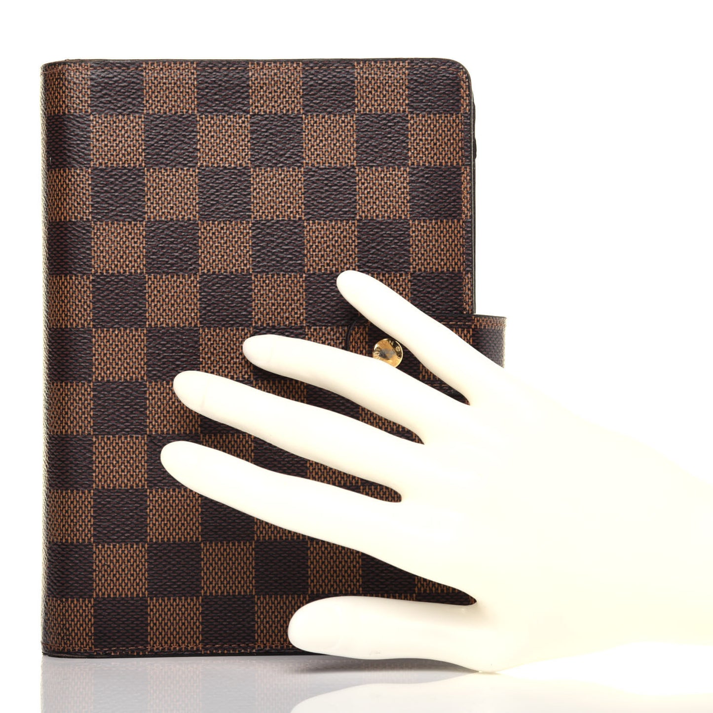 Damier Ebene Medium Ring Agenda Cover
