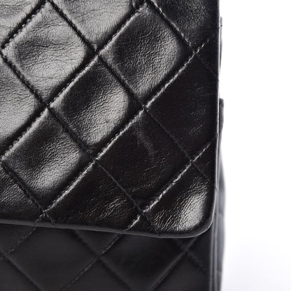 Chanel Lambskin Quilted Medium Double Flap Black 15 of 15