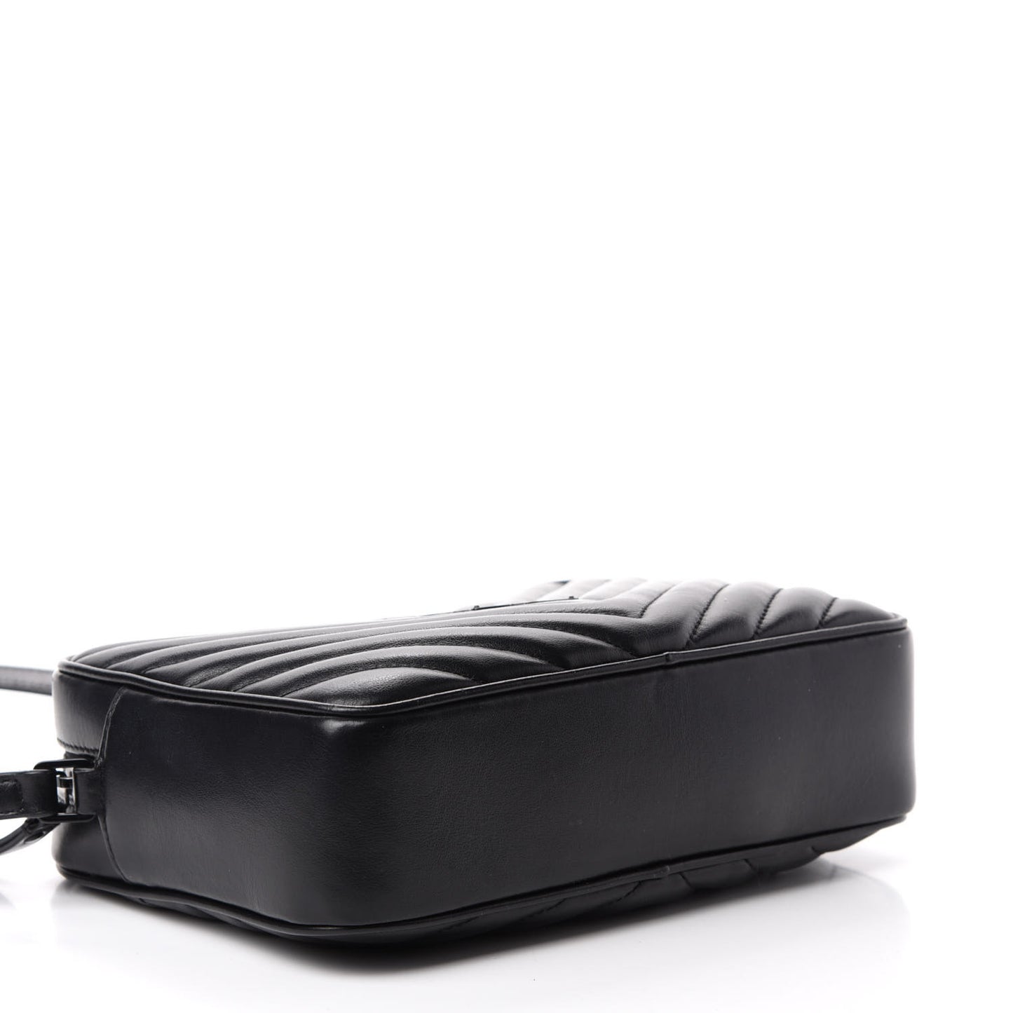 Calfskin Matelasse Monogram Lou Camera Bag Black