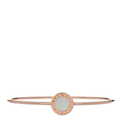 Bulgari 18K Rose Gold Mother of Pearl BVLGARI BVLGARI Bangle Bracelet M 1 of 4