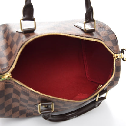 Louis Vuitton Damier Ebene Speedy Bandouliere 30 6 of 9