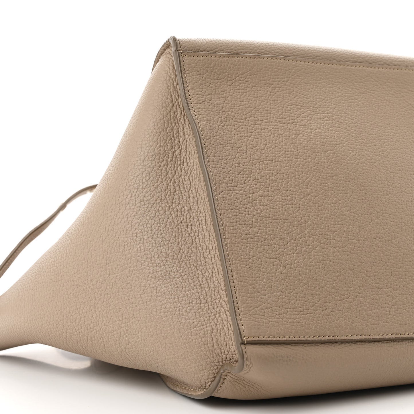 Supple Grained Calfskin Small Big Bag Light Taupe
