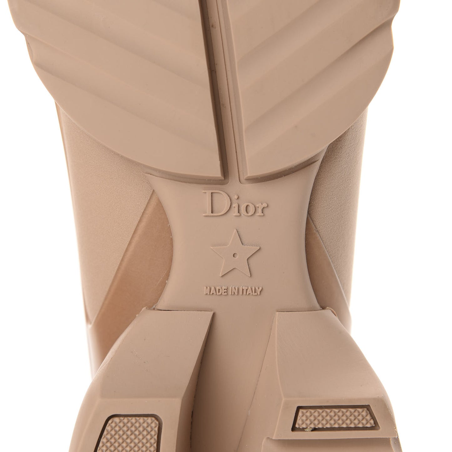 Neoprene Rubber Womens D-Connect Sneakers 39.5 Nude