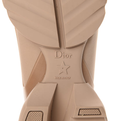 Christian Dior Neoprene Rubber Womens D-Connect Sneakers 39.5 Nude 7 of 8