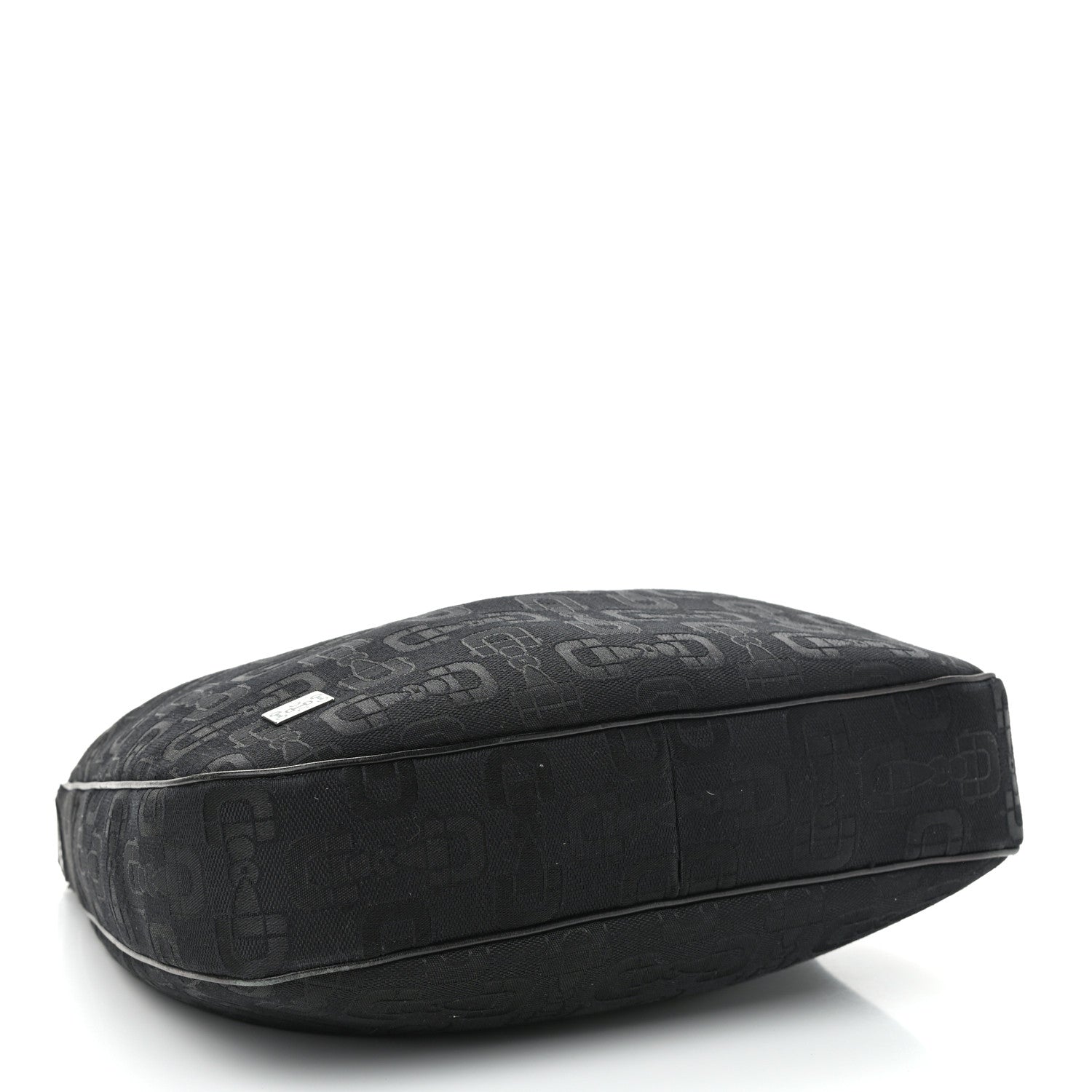 Gucci Canvas Horsebit Hobo Black 4 of 12