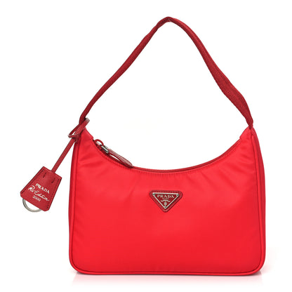Prada Tessuto Nylon Mini Re-Edition 2000 Bag Rosso 1 of 10