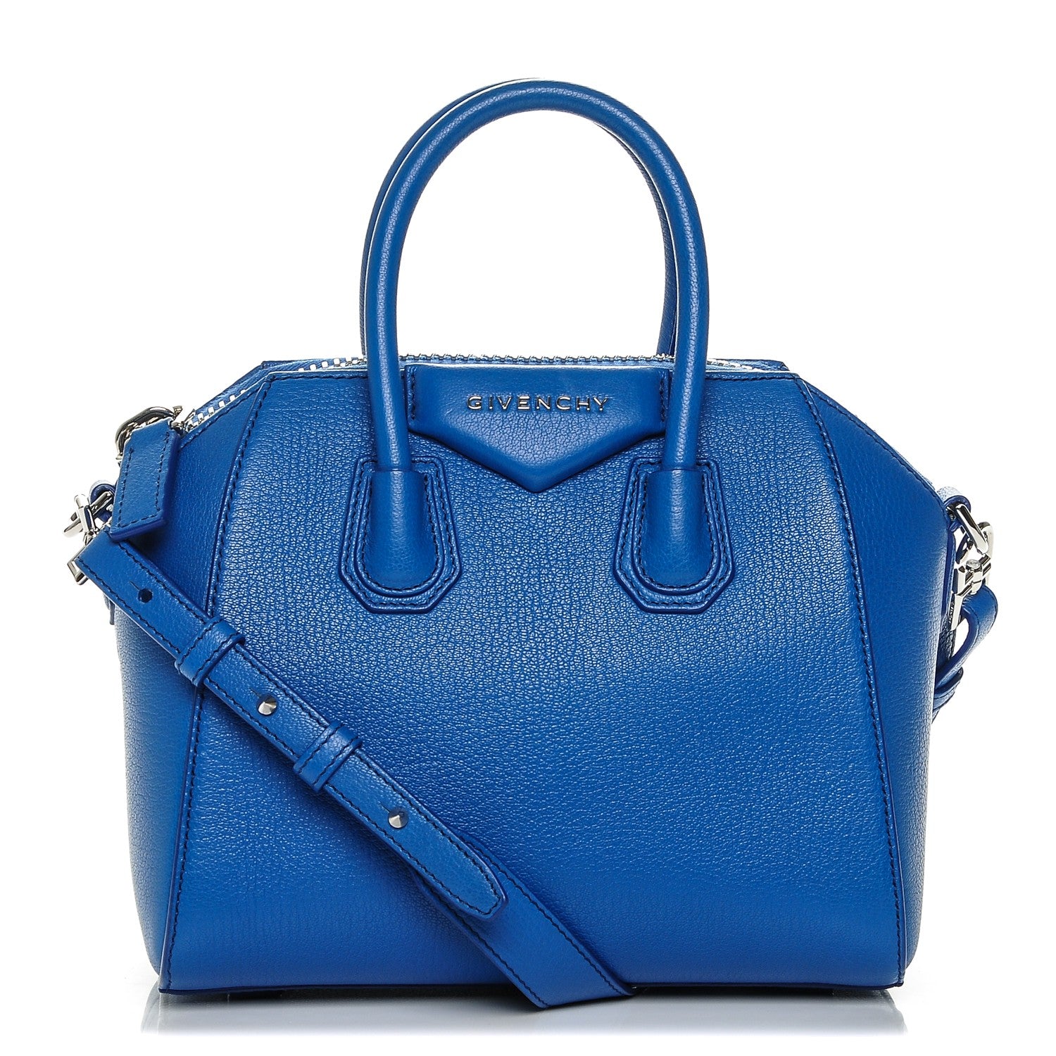 Givenchy Sugar Goatskin Mini Antigona Indigo Blue 1 of 6