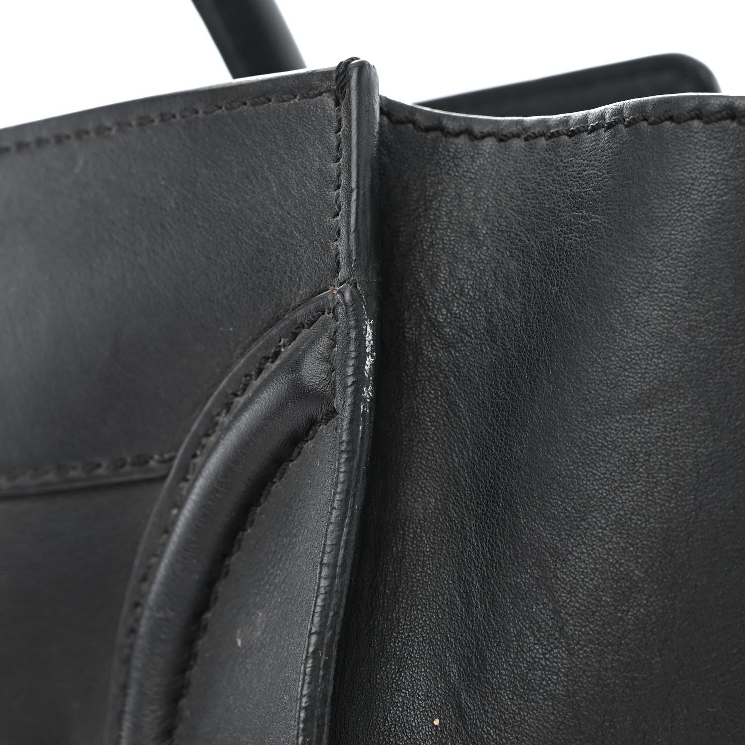Celine Smooth Calfskin Mini Luggage Black 12 of 15