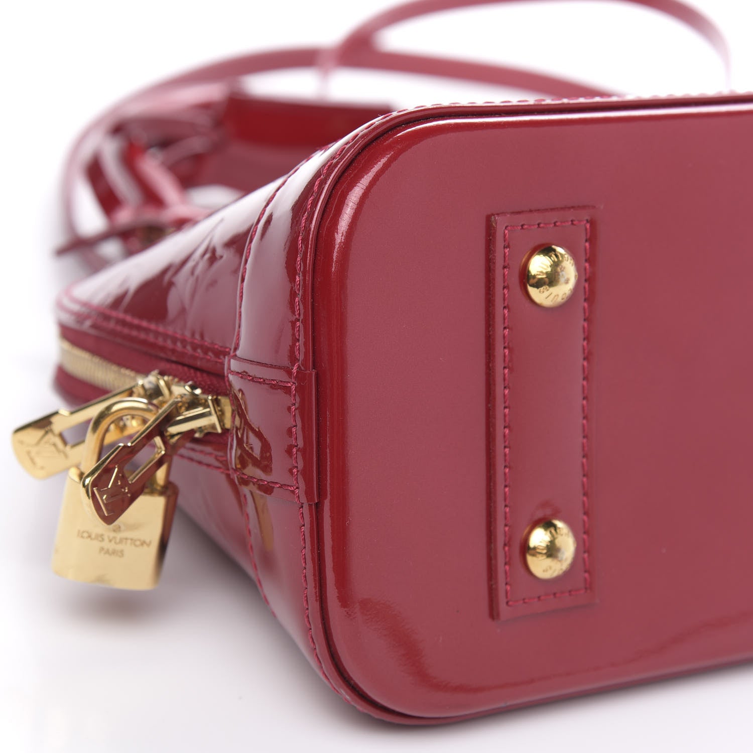 Louis Vuitton Vernis Alma BB Pomme D'Amour 7 of 8