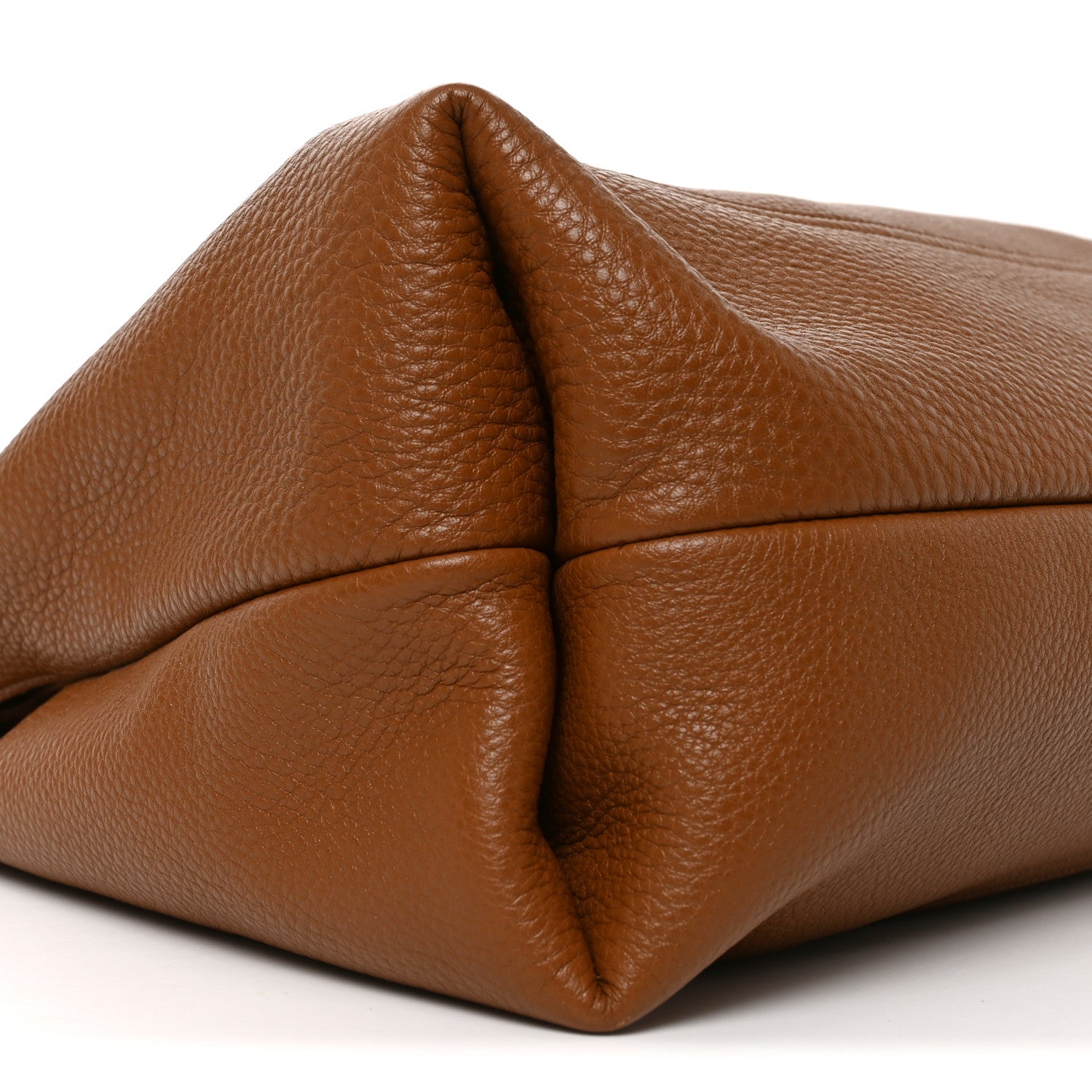 Gucci Grained Calfskin Softbit Maxi Shoulder Bag Brown 9 of 10