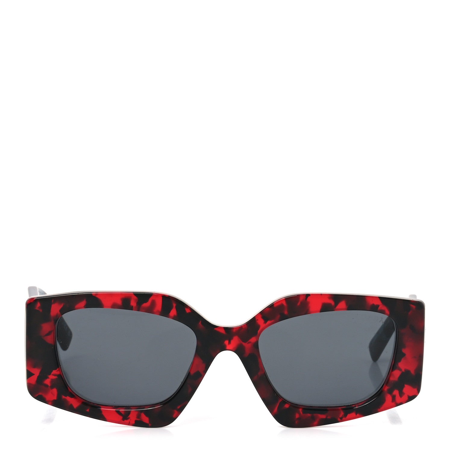 Prada Acetate Square Sunglasses SPR 15Y-F Scarlet Tortoise 2 of 7