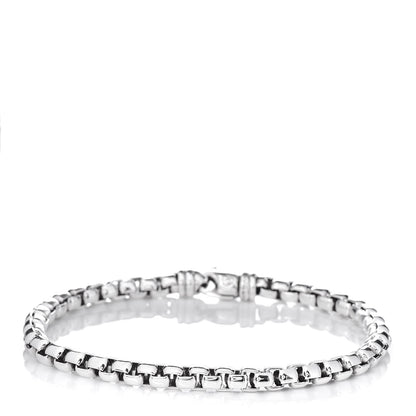 David Yurman Sterling Silver 5mm Box Chain Bracelet 1 of 4