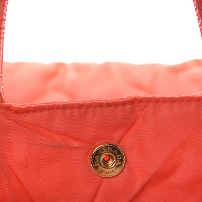 Prada Tessuto Nylon Quilted Tote Orange 13 of 19