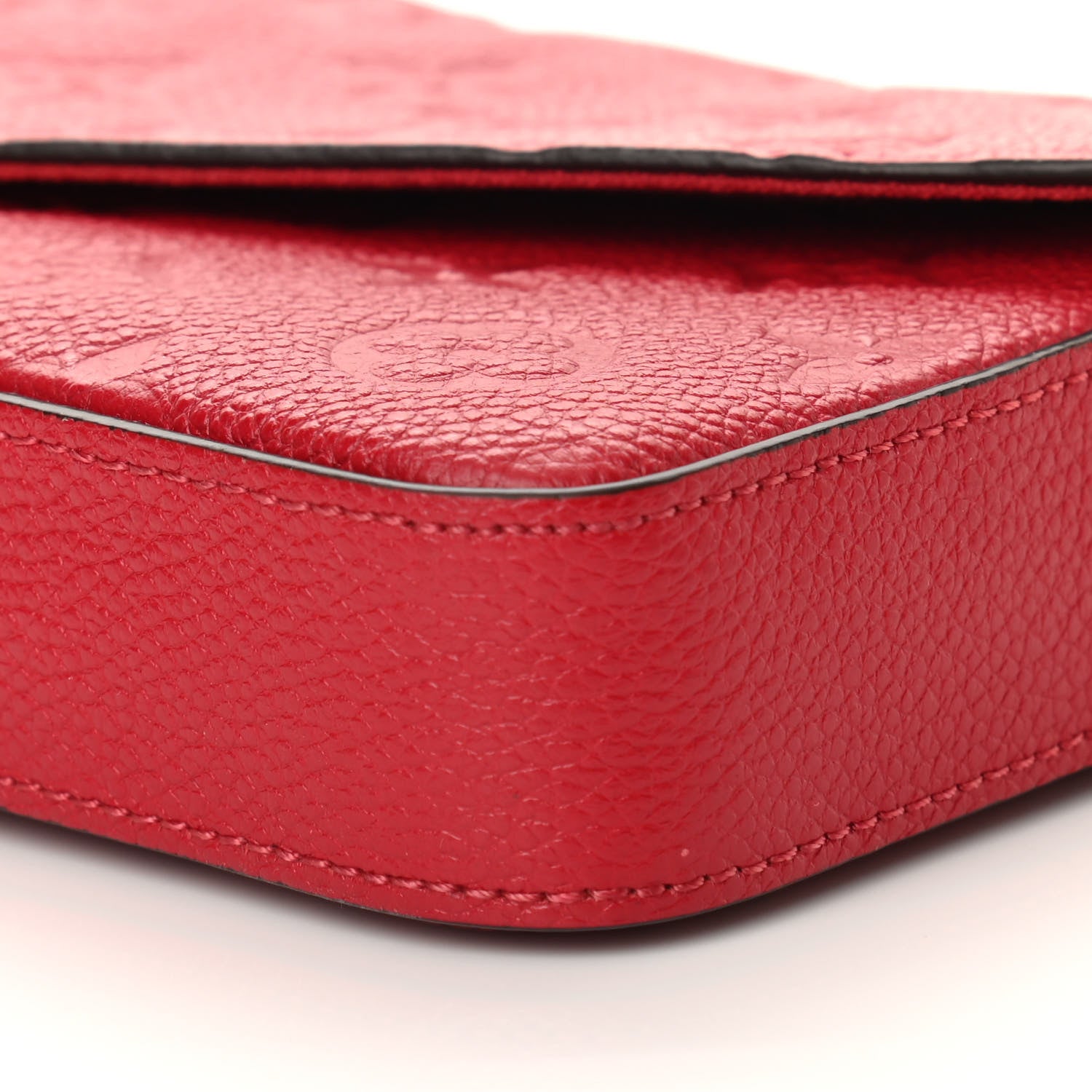 Louis Vuitton Empreinte Pochette Felicie Chain Wallet Cherry 9 of 10