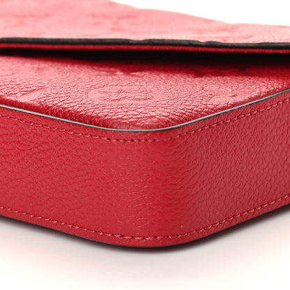 Louis Vuitton Empreinte Pochette Felicie Chain Wallet Cherry 9 of 10
