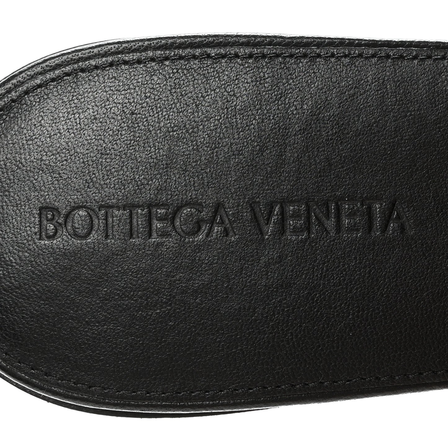 Nappa Maxi Intrecciato Lido Flat Sandals 39.5 Black