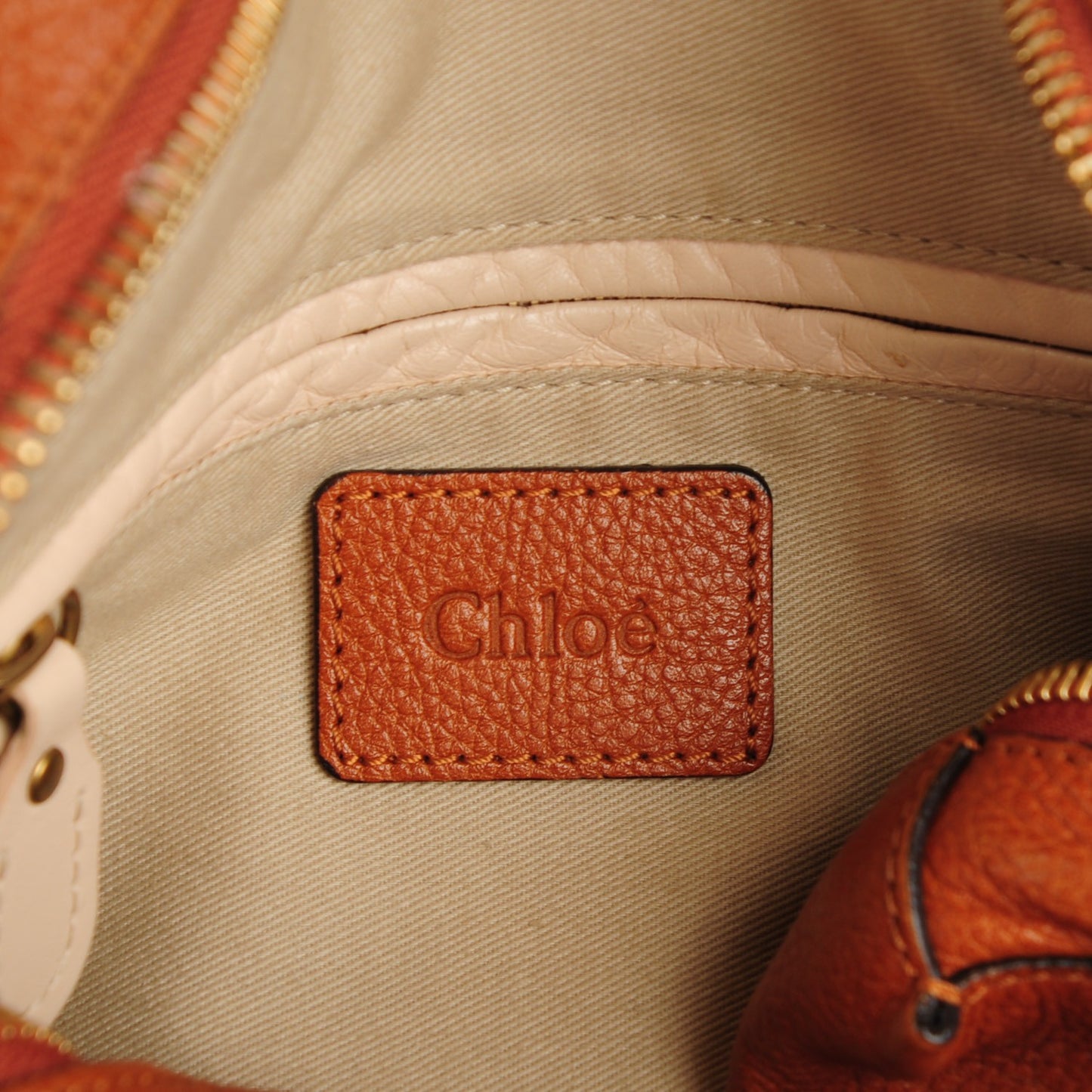 Calfskin Medium Military Paraty Caramel