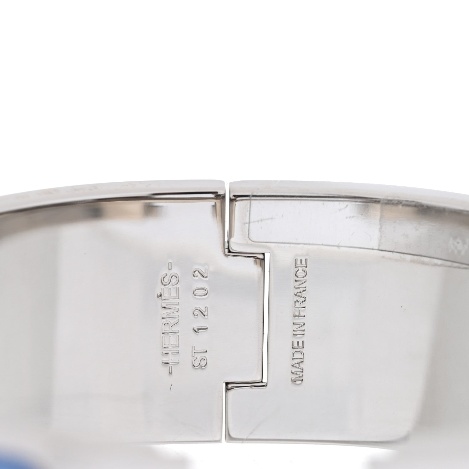 Hermes Enamel Wide Clic Clac H Bracelet PM Chardon 3 of 3