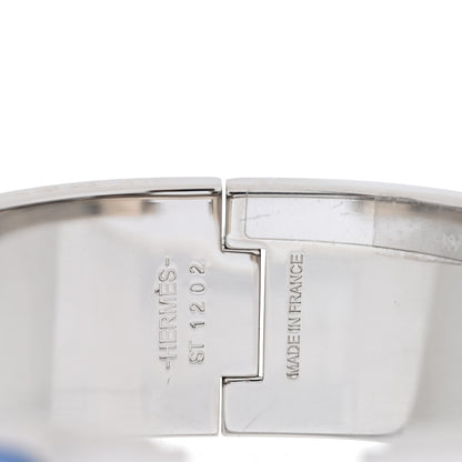 Hermes Enamel Wide Clic Clac H Bracelet PM Chardon 3 of 3